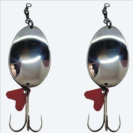Fishing Spoons | 32 Gm | 25 Gm | Silver