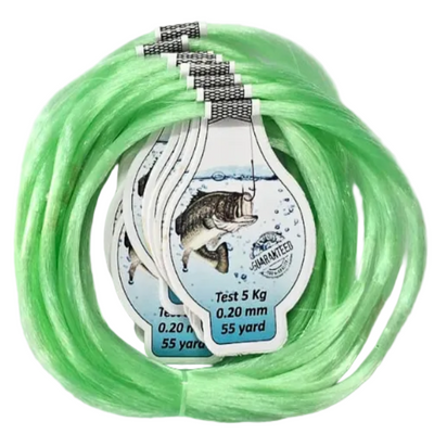 Sea Rock Fox Club Silver Monofilament Line | 50Mt / 55Yd - Light Green