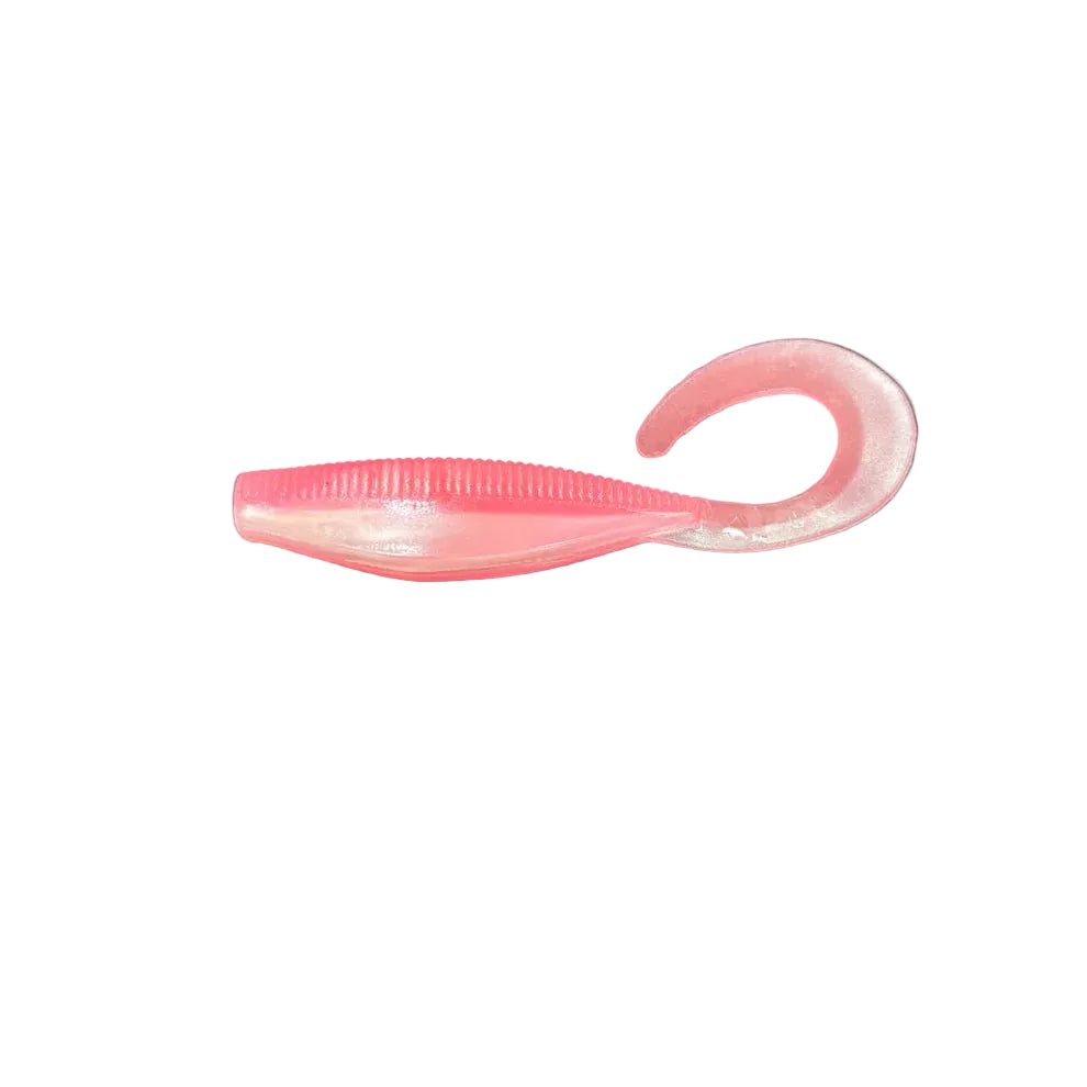 Gfin Super Shads Crulz Shad | 4 Inch | 4 Pcs Per Pack | - FishermanshubCoconut Glow