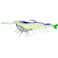 Gfin Crazy Prawn Soft Plastic Baits with Weedless Hook | Slow Sinking | 6 Inch | 24 Gm | - FishermanshubJelly Prawns