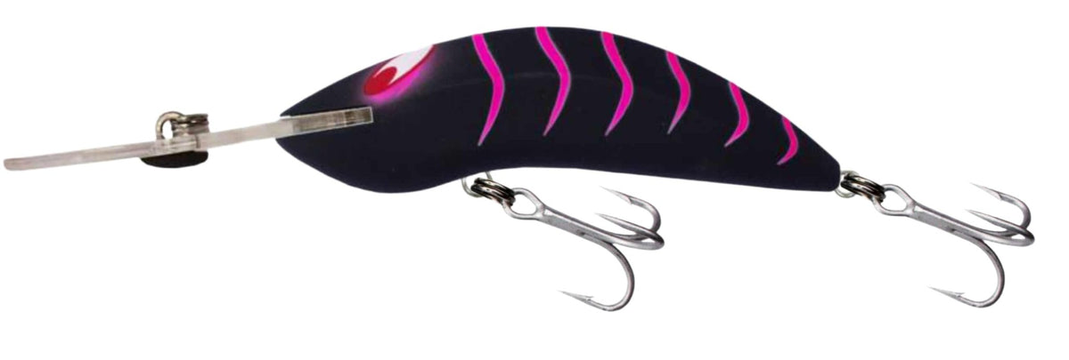 Gillies Classic Dr. Evil 90 Hard Bait Lure | Trolling Lure | 9 Cm | 24 Gm | - FishermanshubPink Knight