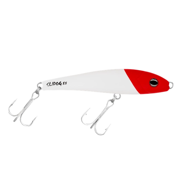Halco Slidog Hardbait Lipless Lures  white redhead