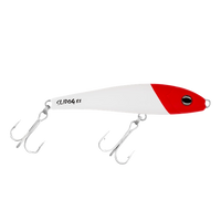 Halco Slidog Hardbait Lipless Lures  white redhead