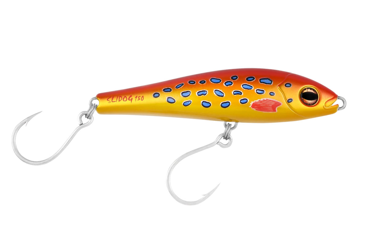 Halco Slidog Lipless Hard Bait Lures | Fast Sinking | 12.5 Cm, 52 Gm | 15 Cm, 85 Gm | - Fishermanshub15 CmCoral Trout