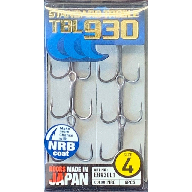 Hayabusa NRB Treble Hooks | TBL930 | 6 Pcs Per Pack | - Fishermanshub#2