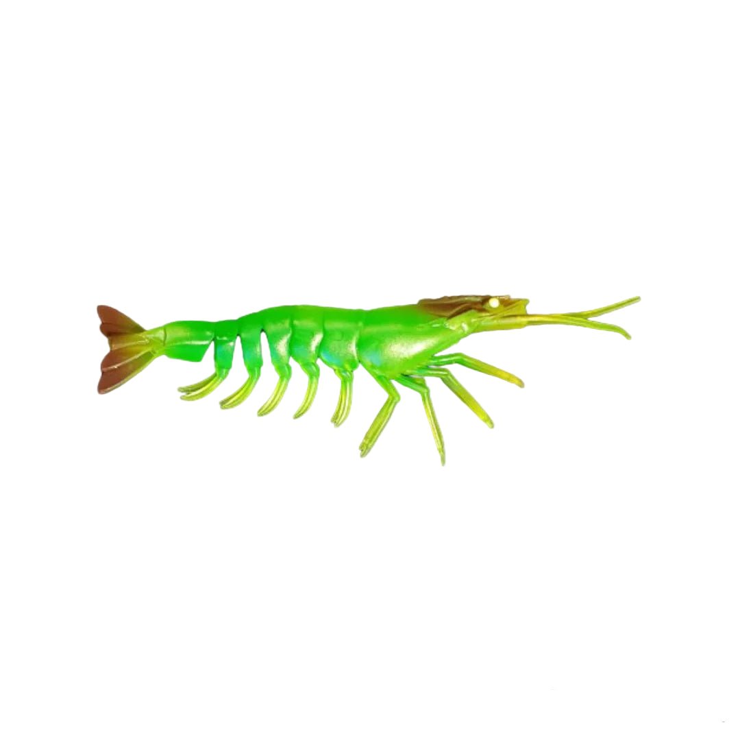Jhinga Shrimp Soft Plastic Lure | 10 Cm | 7 Gm | 5 Pcs Per Pack | - FishermanshubChart Devil
