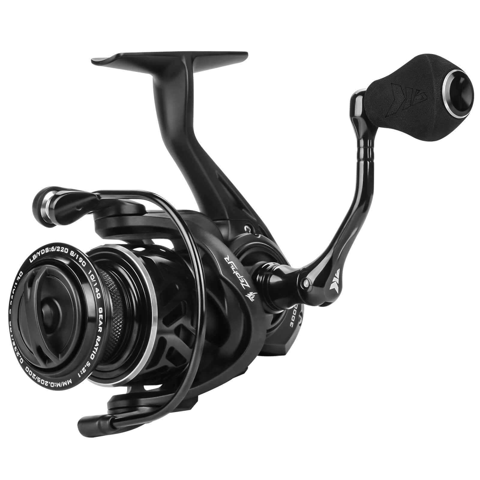 KastKing Zephyr 3000 Spinning Reel | KRLSPNZP-S30BK