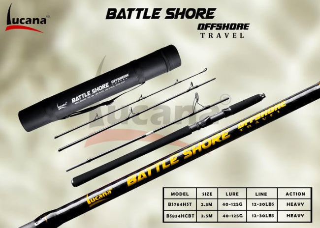 LUCANA BATTLE SHORE SPINNING ROD