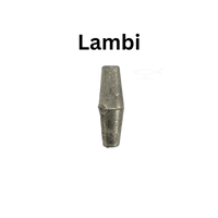 Lambi Fishing Sinker Weight | Fishing Weights | 20 Gm | 5 Pcs Per Pack | 10 Pcs Per Pack | - Fishermanshub20Gm5