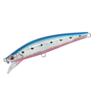 Littma Bora Tune 90FS Saltwater Hard Bait Lure | Fast Sinking | 9 Cm | 28 Gm | - FishermanshubBlue Pink Iwashi