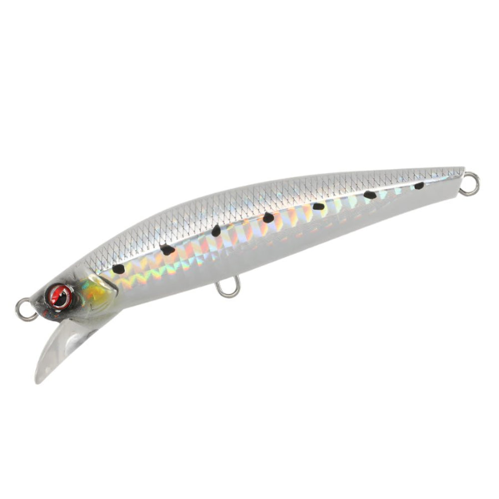 Littma Bora Tune 90FS Saltwater Hard Bait Lure | Fast Sinking | 9 Cm | 28 Gm | - FishermanshubSilver Bait