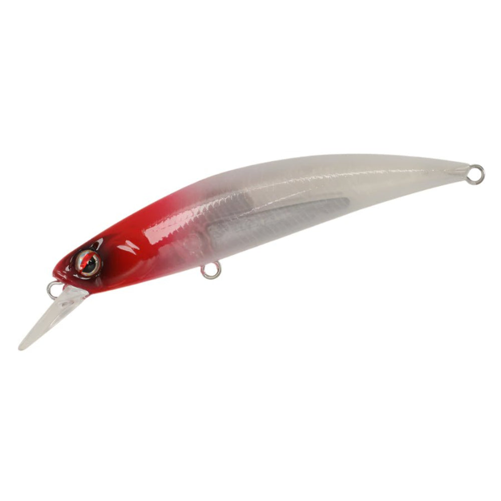 Littma Rong 80S Saltwater Minnow Hard Bait Lure | Sinking | 8 Cm | 12 Gm | - FishermanshubGhost Red Head