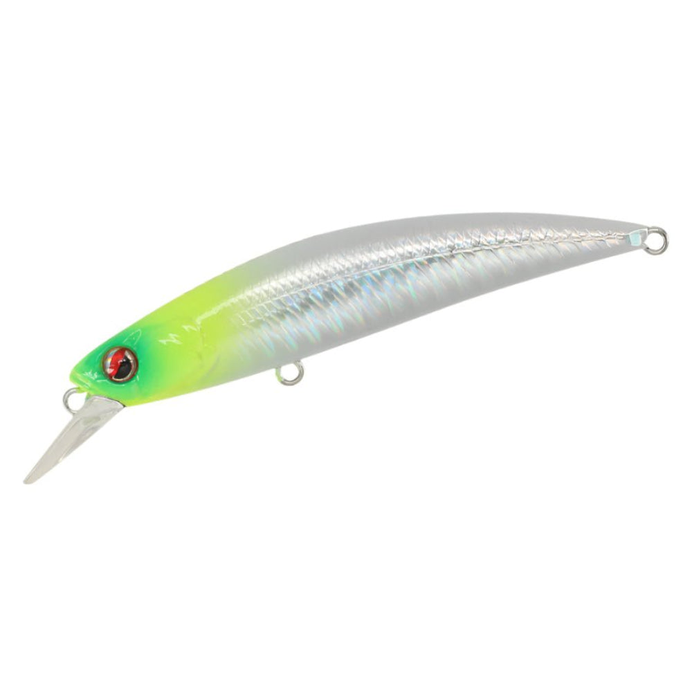 Littma Rong 80S Saltwater Minnow Hard Bait Lure | Sinking | 8 Cm | 12 Gm | - FishermanshubLemon Head