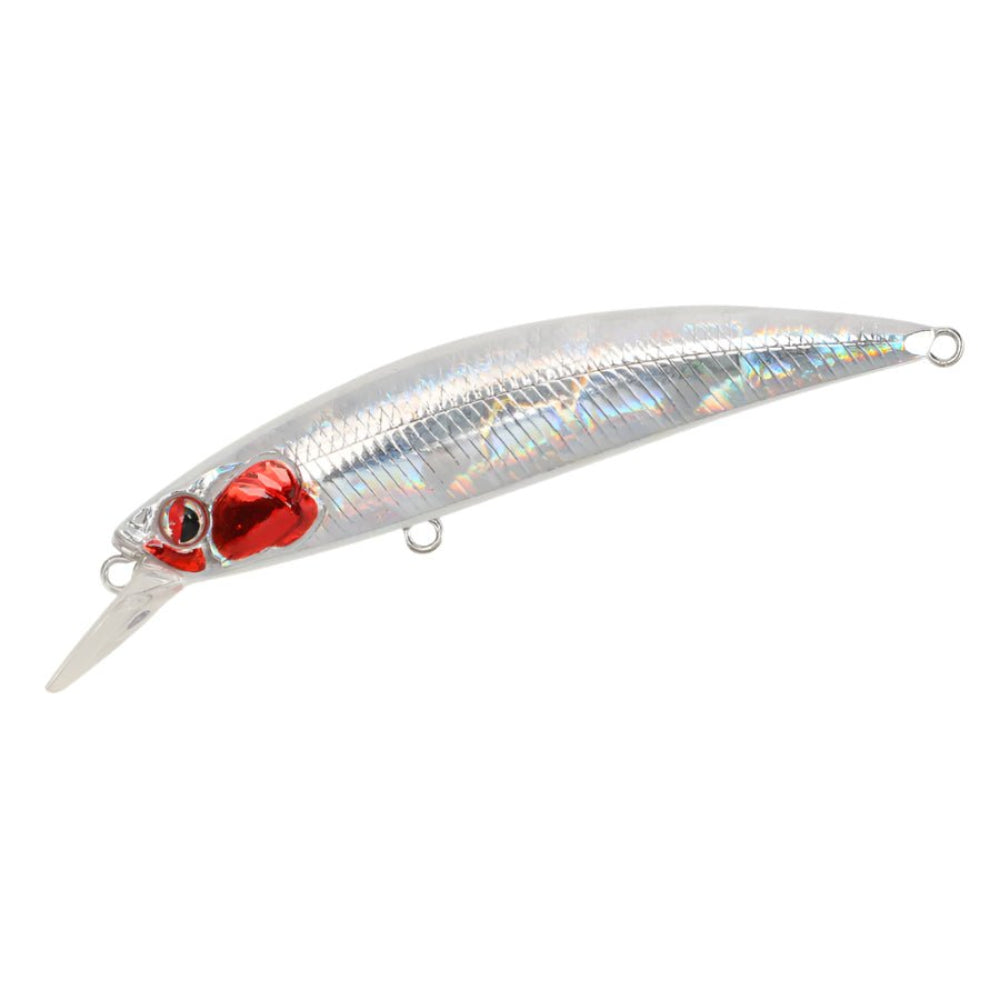Littma Rong 80S Saltwater Minnow Hard Bait Lure | Sinking | 8 Cm | 12 Gm | - FishermanshubRed Pearl