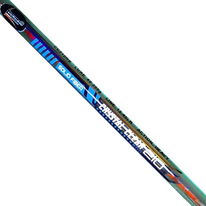 clear fishing pole Lucana Crystal Clear Spinning Rod | 7.8 Ft | 8.8 Ft