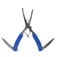 Lucana Split Ring Plier with Line Cutter Knife | Blue | Yellow | - FishermanshubBlue