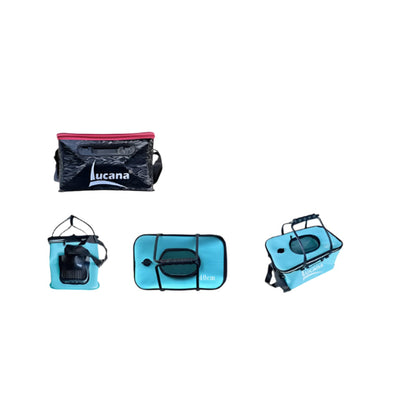 Lucana Live Bait Bucket | 42 Cm | - FishermanshubBlack