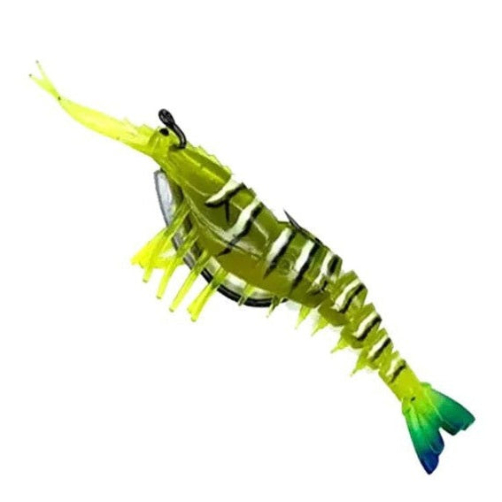 Lucana Live Chemmeen Soft Plastic Shrimp Lure With Jighead | 10 Cm , 17 Gm | 10 Cm , 21 Gm | - Fishermanshub17 GmTigre Prawns
