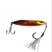 Lucana Shadow Jig | Slow Sinking | 100 Gm | - FishermanshubGold Red