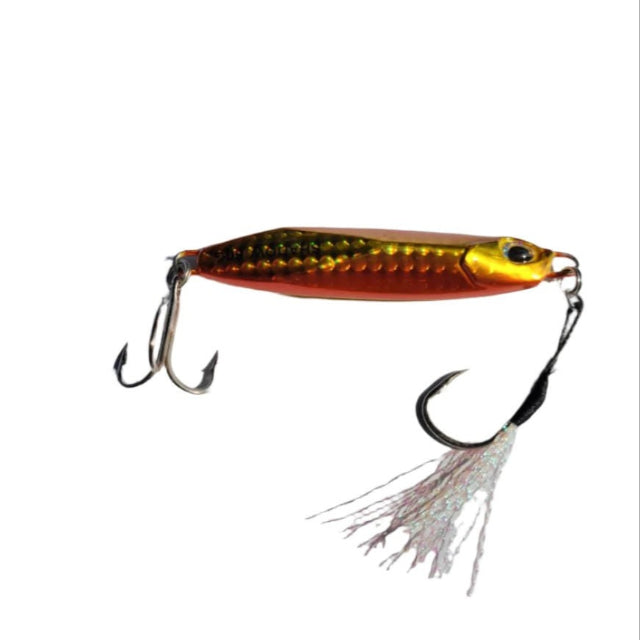 Lucana Shadow Jig | Slow Sinking | 60 Gm | - FishermanshubGold Red