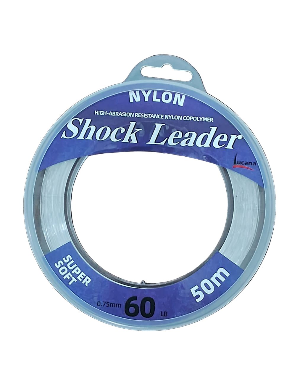 Lucana Super Soft Nylon Shock Leader | 50Mt / 55Yd | Clear | - Fishermanshub0.30MM | 4.5Kg (10Lb)