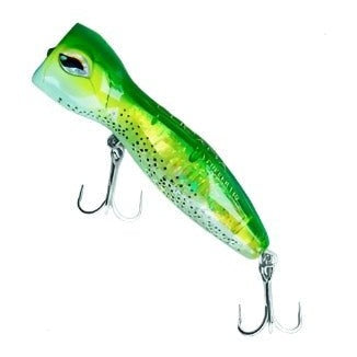 bopper fishing lure barcudda Surface Seducer Double Barrel Bass Bug popper Infused Worm attracts big bass using every sense BOOYAH BOSS POP-Arkansas Shiner-3"