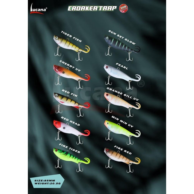 croaker fishing with mure lures Lucana Croaker Trap Lure | 11 Cm | 30 Gm