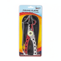 Lucana Fishing Plier | 20 Cm | 200 Gm | Red | Black | - FishermanshubRed