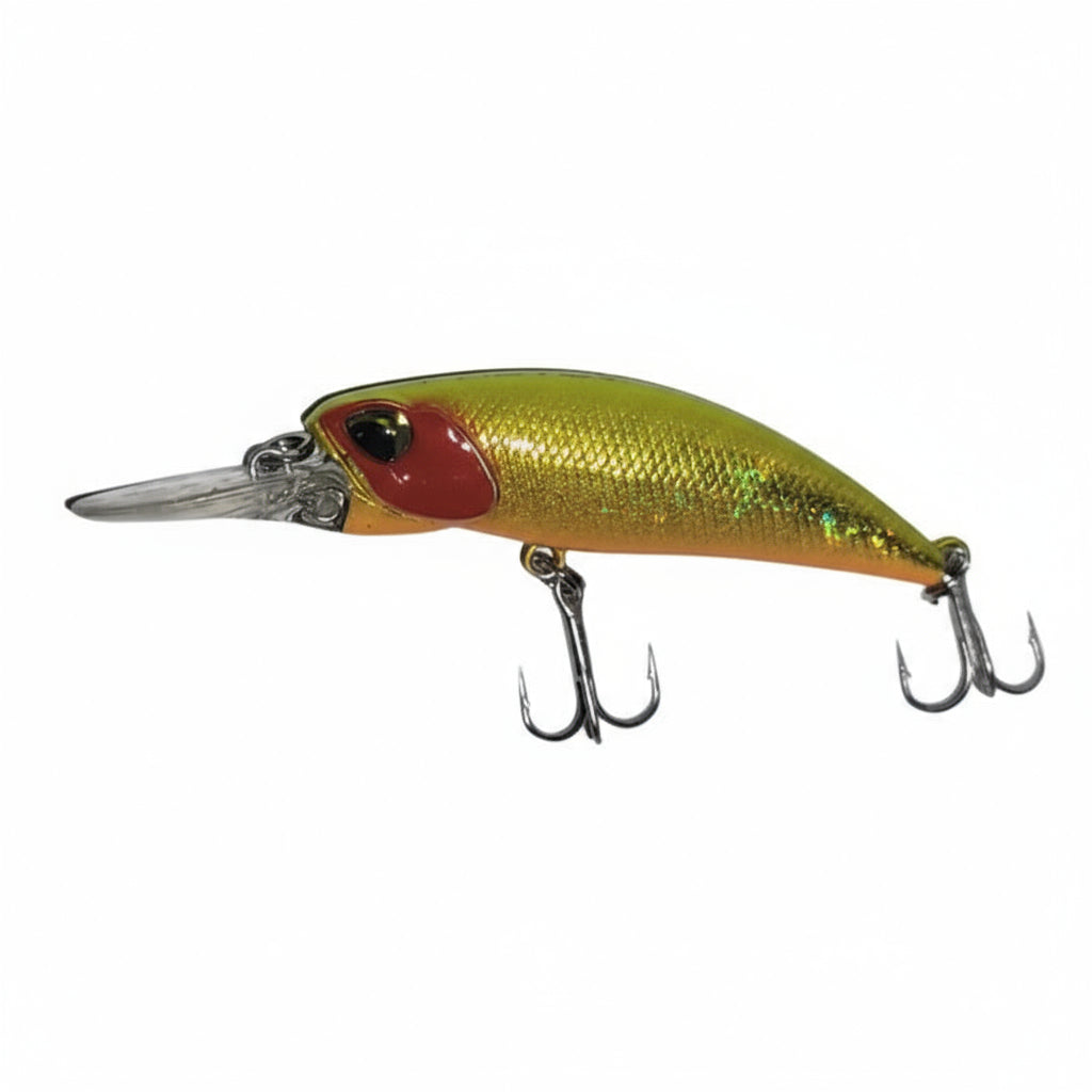 Lucana Glitter 50S Hard Lure | Sinking | 5 Cm | 4.8 Gm | - FishermanshubGold