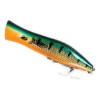 Lucana Kokari 135 Popper Topwater Hard Lure | Floating | 13.5Cm | 49 Gm | - FishermanshubGolden Green