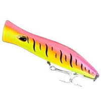 Lucana Kokari 135 Popper Topwater Hard Lure | Floating | 13.5Cm | 49 Gm | - FishermanshubPink Fluoro