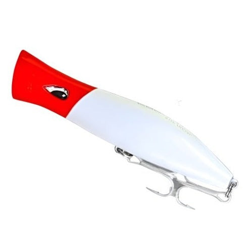 Lucana Kokari 135 Popper Topwater Hard Lure | Floating | 13.5Cm | 49 Gm | - FishermanshubRed Head Milk