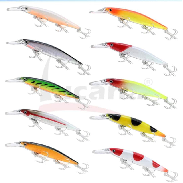 Lucana Petta Rap Pro 105 Deep Jerkbait | 10.5 Cm | 15.5 Gm - FishermanshubSilver