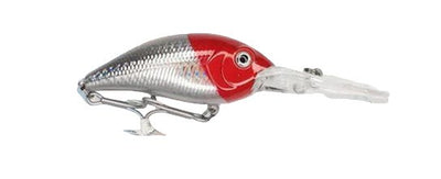 Lucana Samba 75 Crank Bait Fishing Hard Lure | Deep Diving | Floating | 7.5 Cm | 25.5 Gm | - FishermanshubRed Head