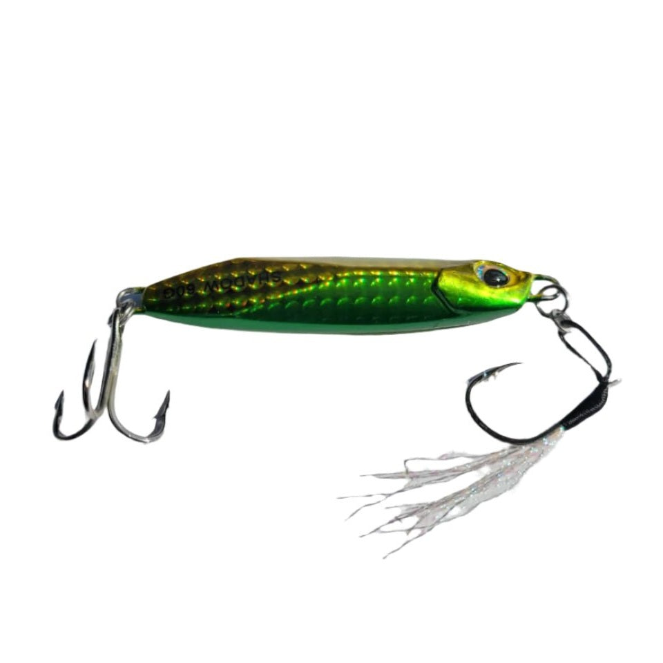 Lucana Shadow Jig | Slow Sinking | 40 Gm | - FishermanshubGreen Gold