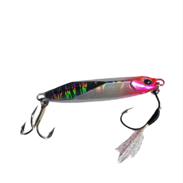 Lucana Shadow Jig | Slow Sinking | 60 Gm | - FishermanshubPink Silver