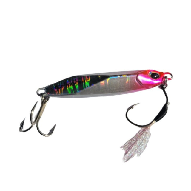 Lucana Shadow Jig | Slow Sinking | 100 Gm | - FishermanshubPink Silver