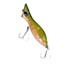 Lucana Smoky Popper 50F Hard Lure | Floating | 5 Cm | 3.5 Gm | - FishermanshubGreen Yellow