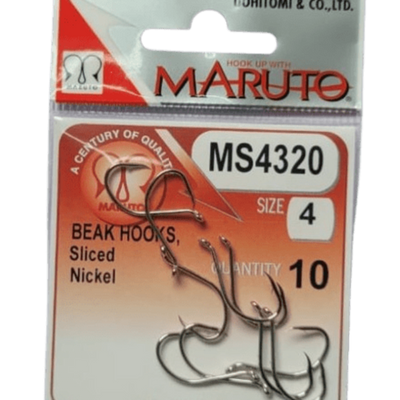 Maruto Beak Hooks | MS4320 | 10 Pcs Per Pack | - Fishermanshub#1