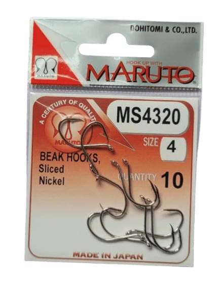 Maruto Beak Hooks | MS4320 | 10 Pcs Per Pack | - Fishermanshub#1