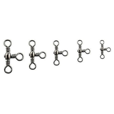 Maruto Barrel Crossline Three Way Swivels 808 | 8 Pcs Per Pack | - Fishermanshub#6