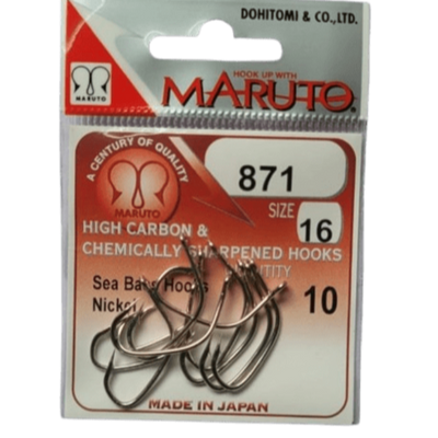 Maruto Sea Bass Hooks | 871 | 10 Pcs Per Pack | - Fishermanshub#16
