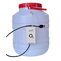 Maxbait Live Bait Bucket Container With Angler's Bait Fish Aeration Pump | Non-Rechargeable |