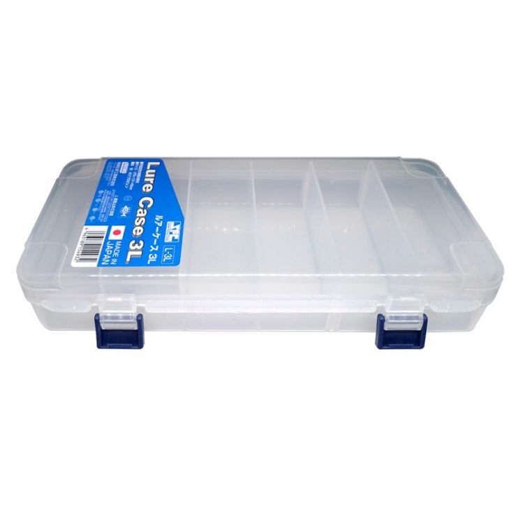 Meiho Lure Case 3L | Clear | 6 Compartments Tackle Box | - Fishermanshub