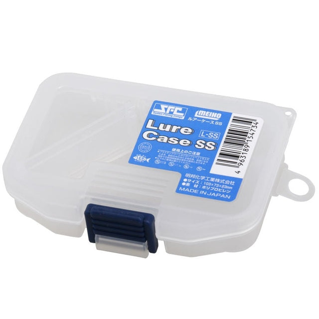 Meiho Lure Case SS | Clear | 4 Compartments Tackle Box | - Fishermanshub