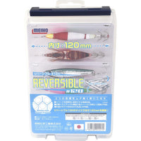 Meiho Reversible 120 Lure Case | Clear | 12 Compartments Tackle Box | - Fishermanshub