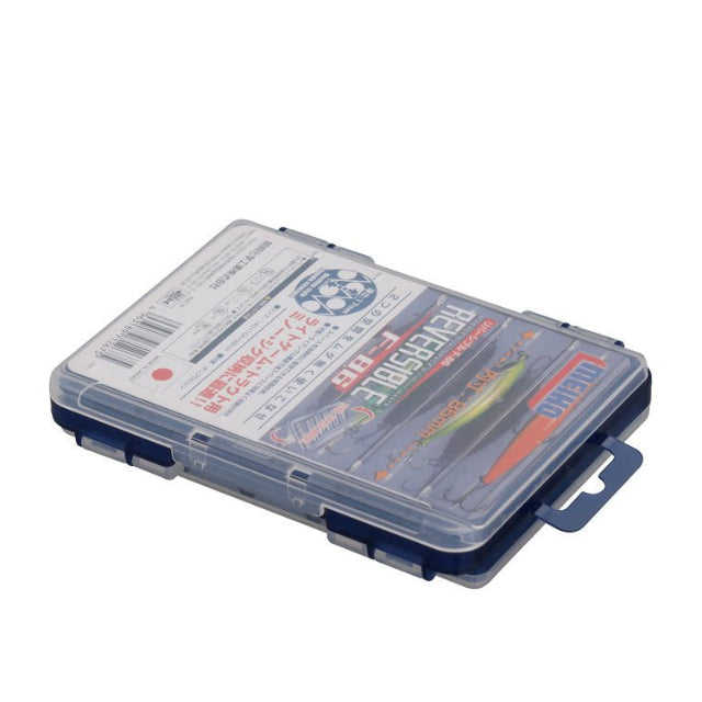 Meiho Reversible F - 86 Lure Case | Clear | 10 Compartments Tackle Box | - Fishermanshub