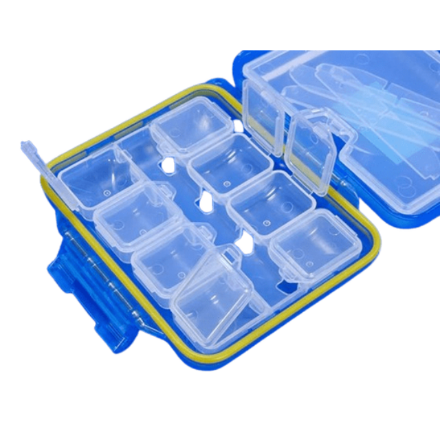 Meiho Akiokun FB - 480 Lure Case | Blue | 16 Compartments Tackle Box | - Fishermanshub