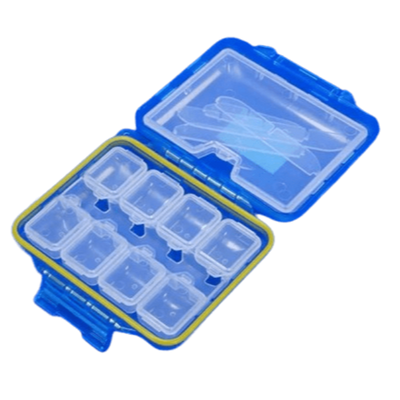 2600 tackle box Meiho Akiokun FB-480 Lure Case | Blue | 16 Compartments Tackle Box