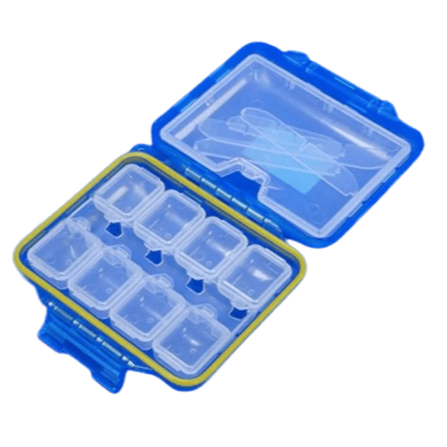 Meiho Akiokun FB - 480 Lure Case | Blue | 16 Compartments Tackle Box | - Fishermanshub